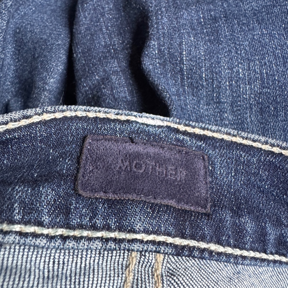 MOTHER Dark Blue Denim Jeans size 25 - Picture 6 of 8